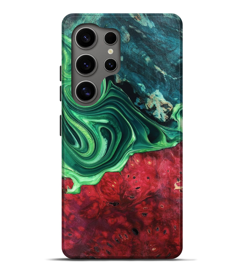 Galaxy S25 Ultra Wood Live Edge Phone Case - Karri (Green, 768039)