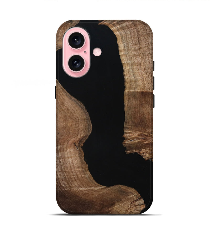iPhone 16 Wood Live Edge Phone Case - Xander (Wood Burl, 768043)