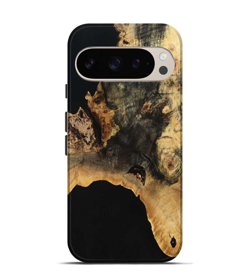 Pixel 9 Pro Wood Live Edge Phone Case - Ibrahim (Wood Burl, 768044)