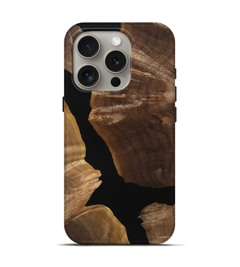 iPhone 16 Pro Wood Live Edge Phone Case - Cairo (Wood Burl, 768045)