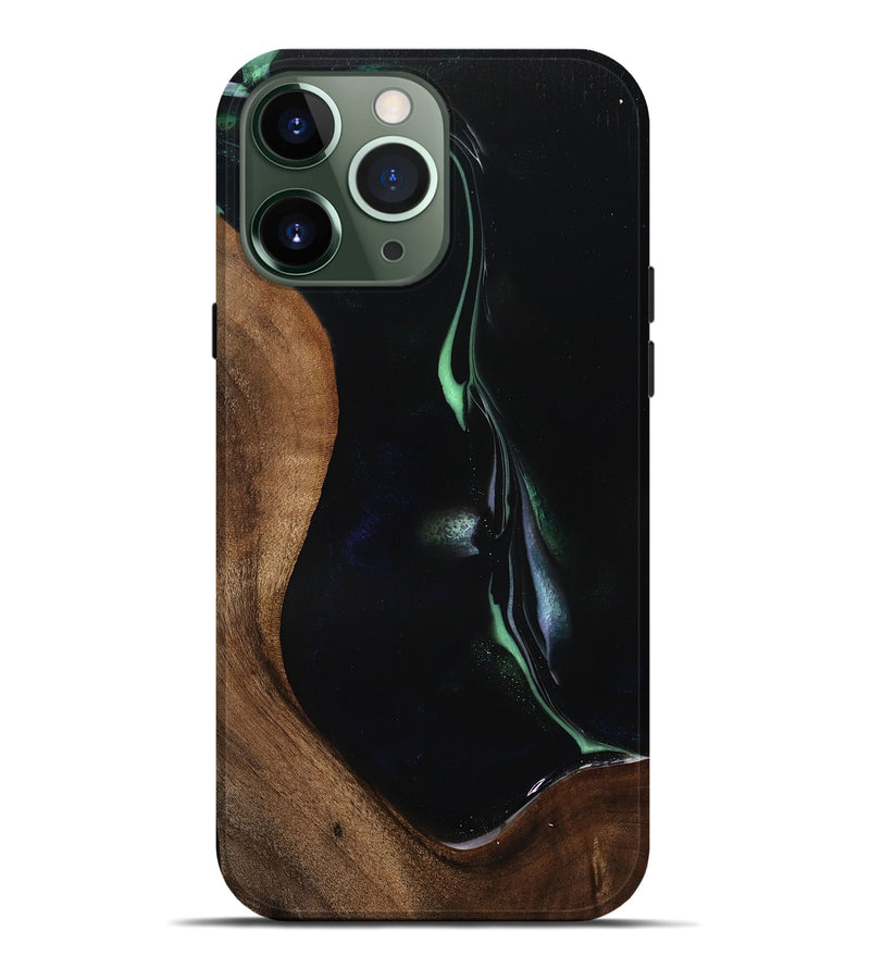 iPhone 13 Pro Max Wood Live Edge Phone Case - Avianna (Green, 768264)