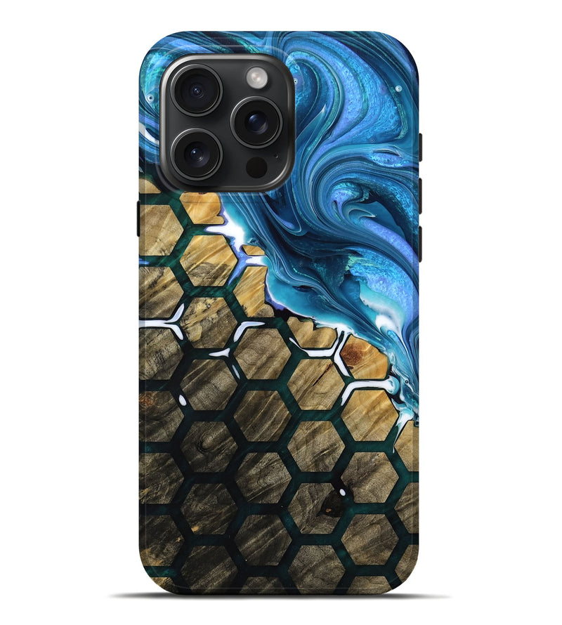 iPhone 16 Pro Max Wood Live Edge Phone Case - Arlet (Pattern, 768266)