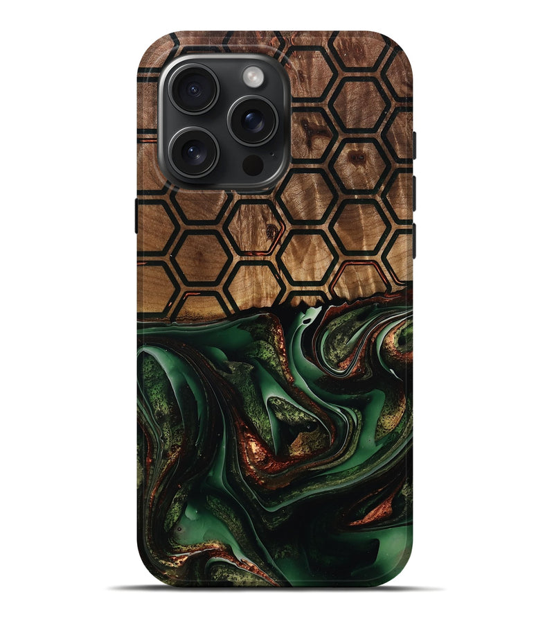 iPhone 16 Pro Max Wood Live Edge Phone Case - Alana (Pattern, 768268)