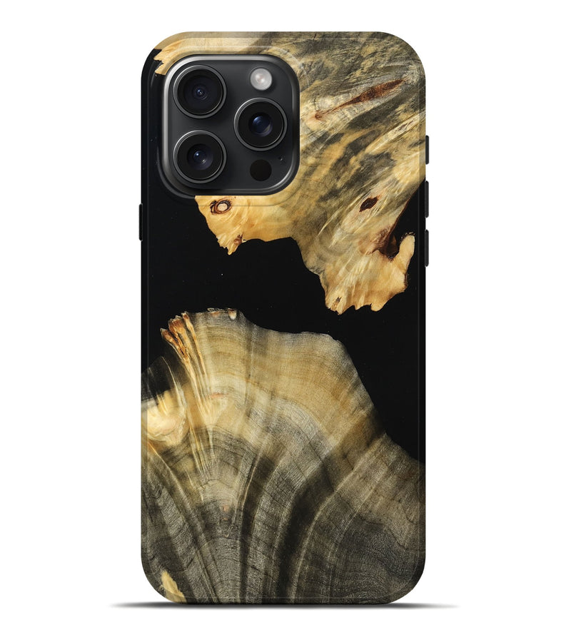 iPhone 16 Pro Max Wood Live Edge Phone Case - Domingo (Wood Burl, 768273)