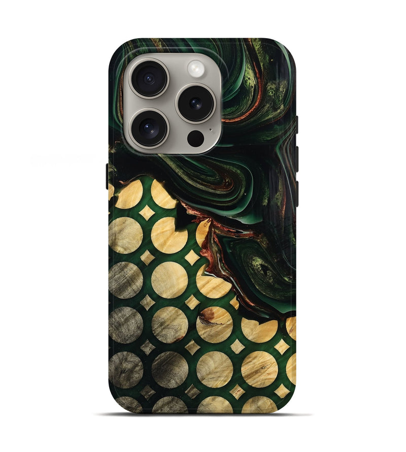 iPhone 16 Pro Wood Live Edge Phone Case - Jeanine (Pattern, 768277)