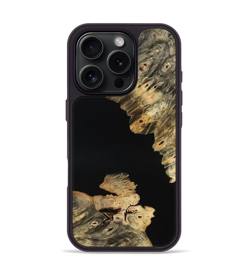iPhone 16 Pro Wood Phone Case - Maegan (Wood Burl, 768433)