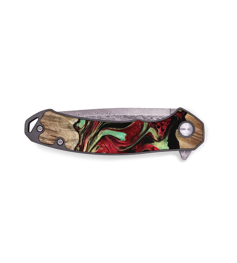 EDC Wood Pocket Knife - Johanna (Red, 768503)