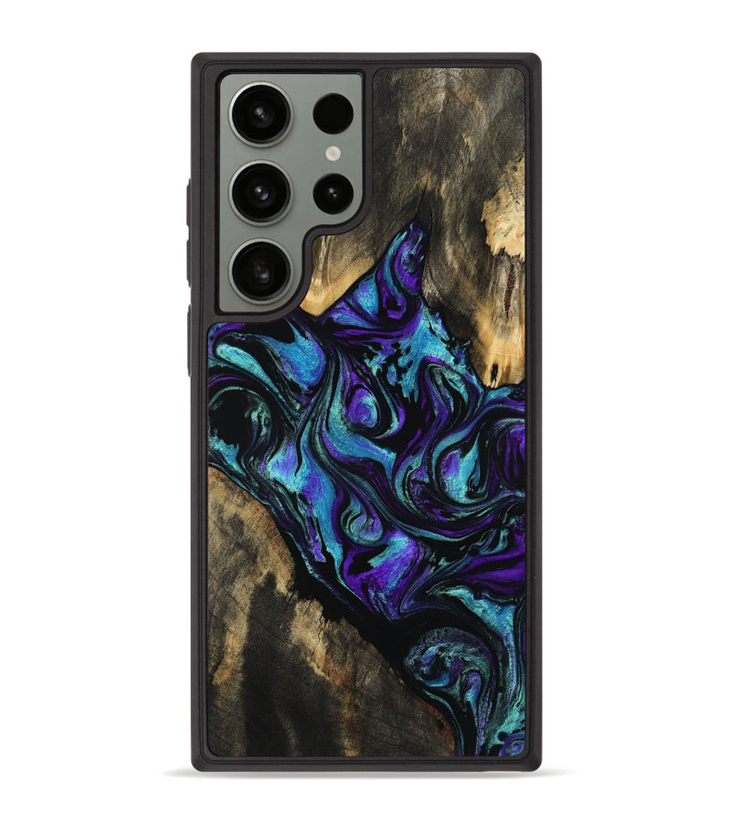 Galaxy S23 Ultra Wood Phone Case - Antonio (Purple, 768515)