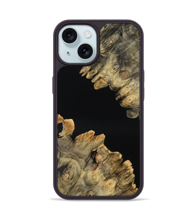 iPhone 15 Wood Phone Case - Shea (Wood Burl, 768527)