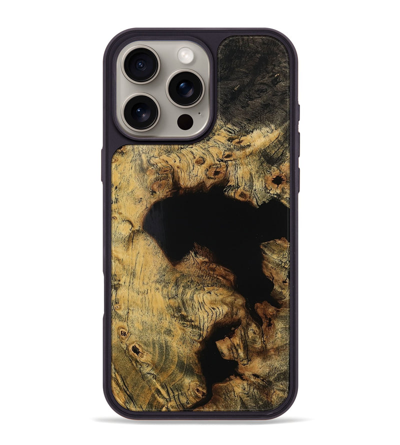 iPhone 16 Pro Max Wood Phone Case - Braxton (Wood Burl, 768556)