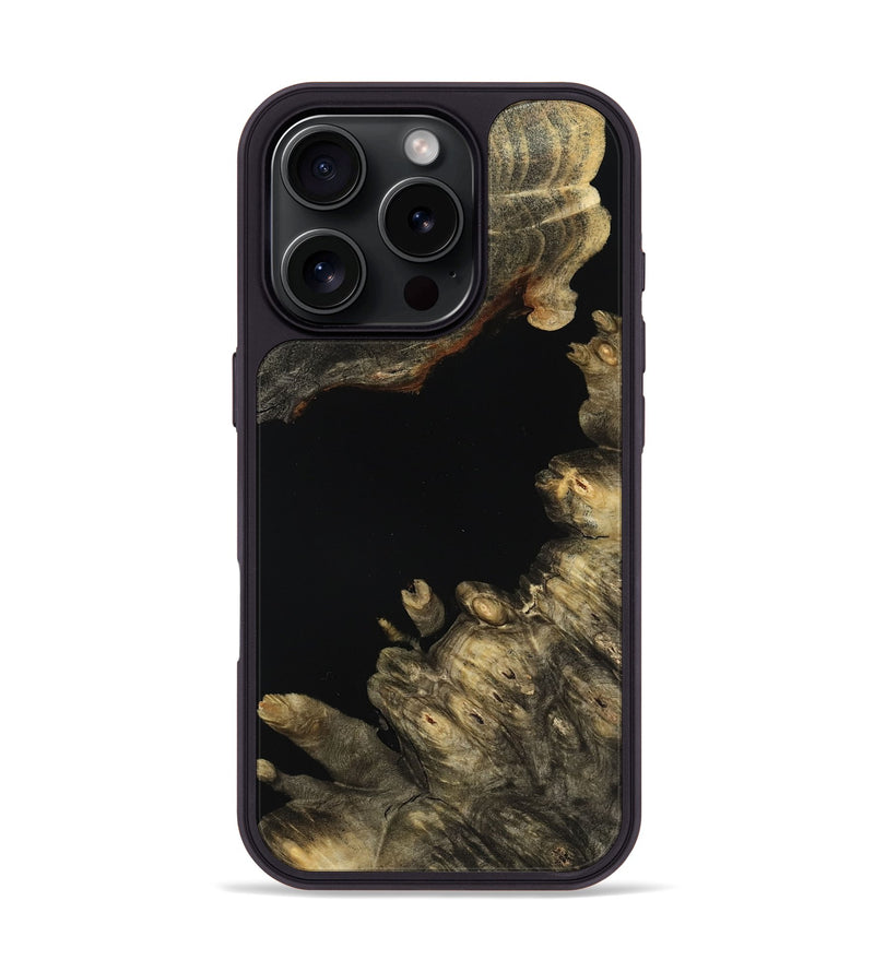 iPhone 16 Pro Wood Phone Case - Ibrahim (Wood Burl, 768557)