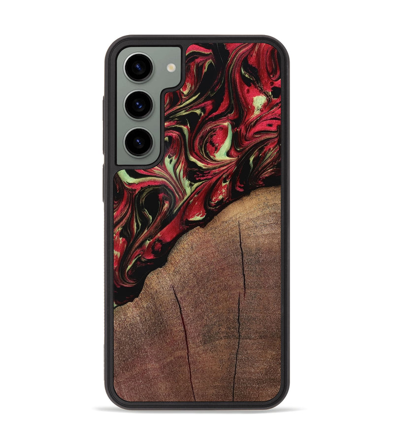 Galaxy S23 Plus Wood Phone Case - Jesica (Red, 768560)