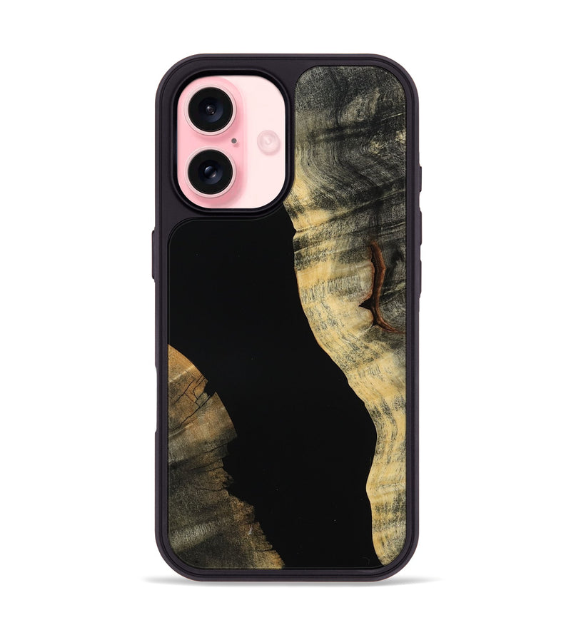 iPhone 16 Wood Phone Case - Jerald (Wood Burl, 768561)