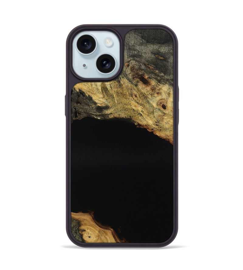 iPhone 15 Wood Phone Case - Lia (Wood Burl, 768571)