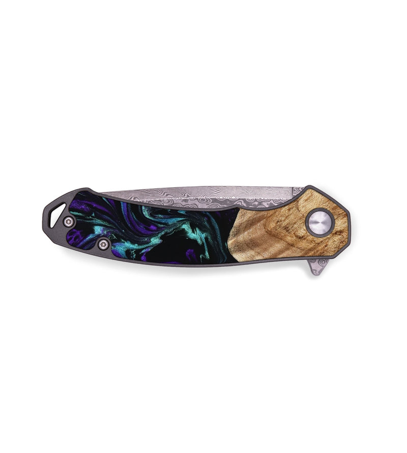 EDC Wood Pocket Knife - Rowland (Purple, 768575)