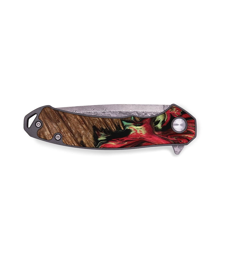 EDC Wood Pocket Knife - Hobson (Red, 768579)