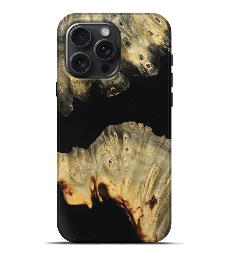 iPhone 16 Pro Max Wood Live Edge Phone Case - Chester (Wood Burl, 768616)