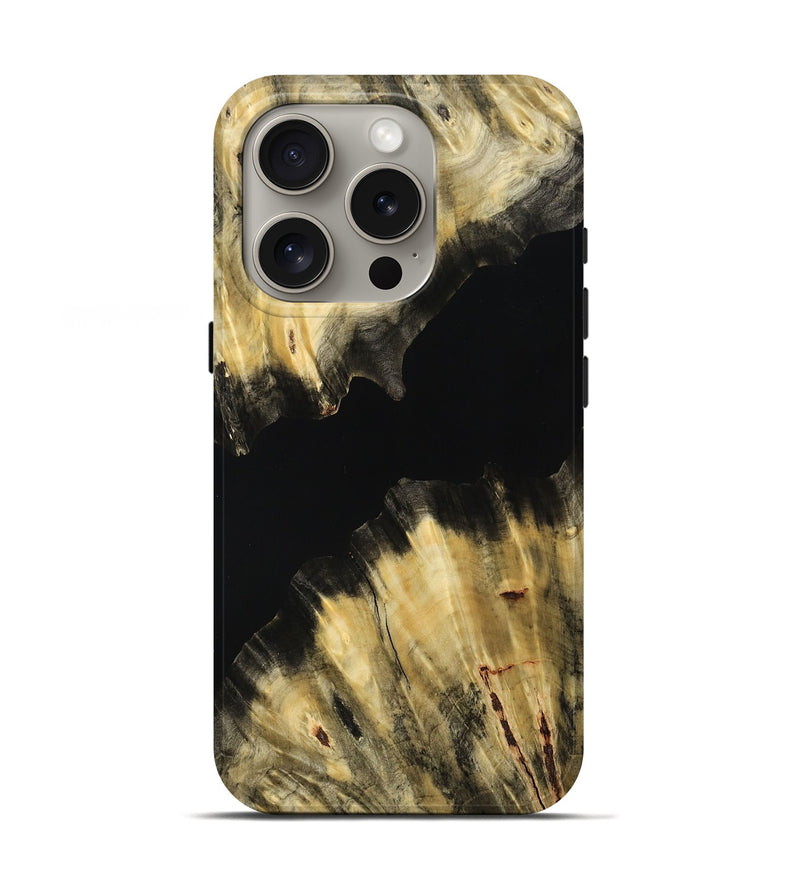 iPhone 16 Pro Wood Live Edge Phone Case - Rhodes (Wood Burl, 768632)