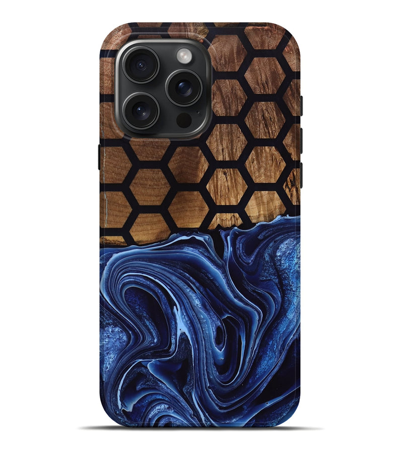 iPhone 16 Pro Max Wood Live Edge Phone Case - Sonji (Pattern, 768633)