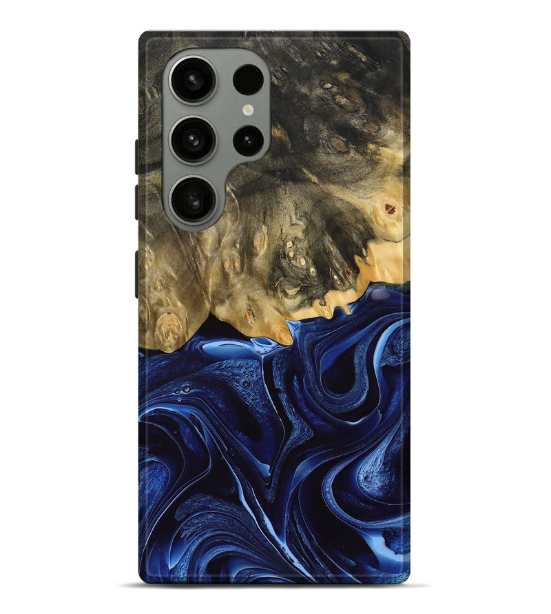 Galaxy S23 Ultra Wood Live Edge Phone Case - Harmon (Blue, 768634)