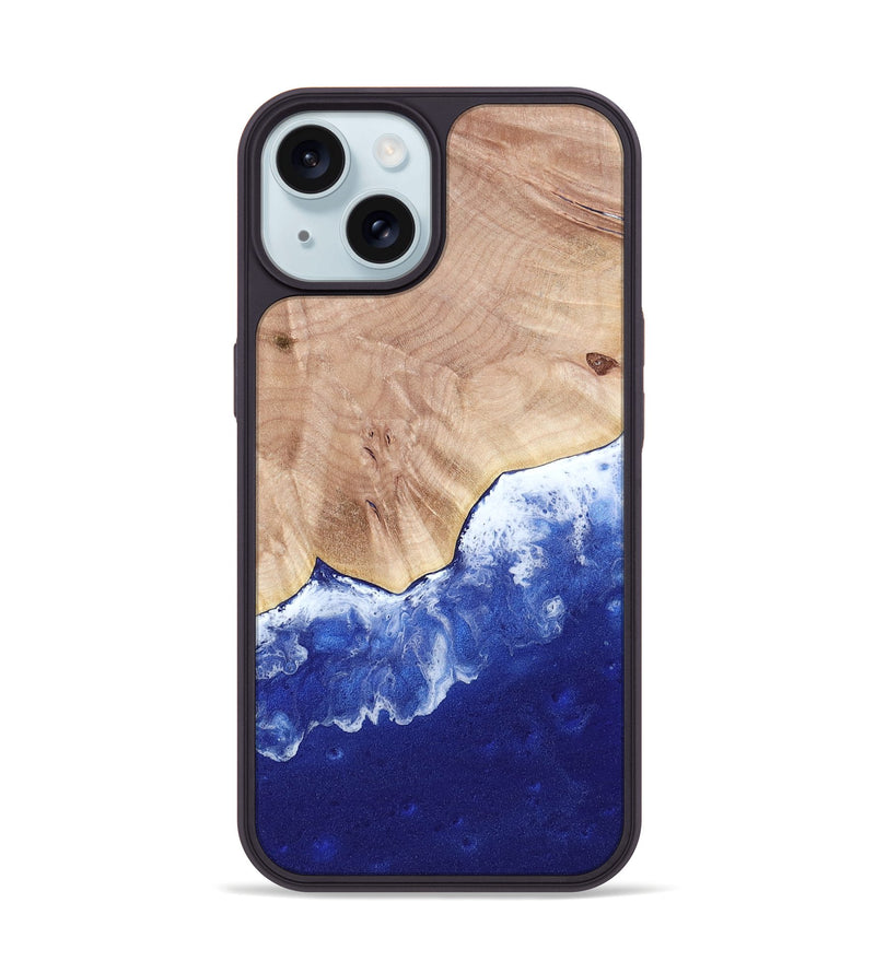 iPhone 15 Wood Phone Case - Mindi (Coastal, 768706)