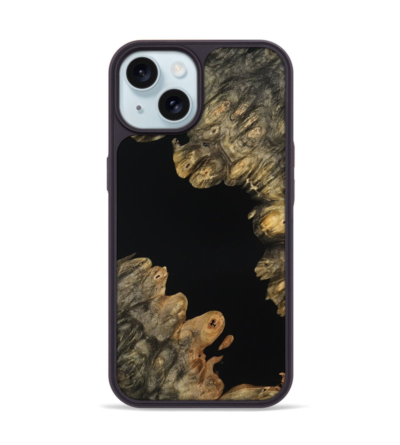 iPhone 15 Wood Phone Case - Brielle (Wood Burl, 768734)