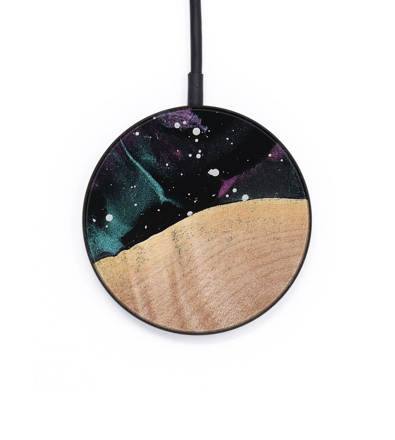 Circle Wood Wireless Charger - Vihaan (Cosmos, 768740)
