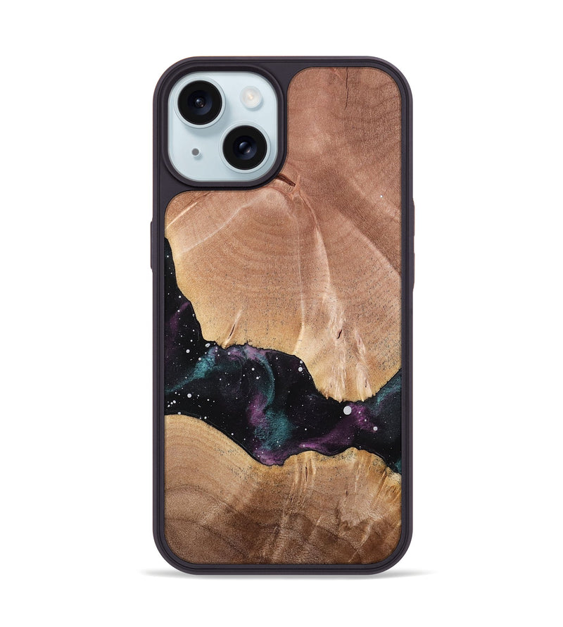 iPhone 15 Wood Phone Case - Leta (Cosmos, 768746)
