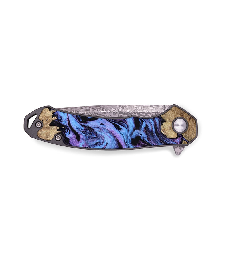 EDC Wood Pocket Knife - Kya (Purple, 768785)