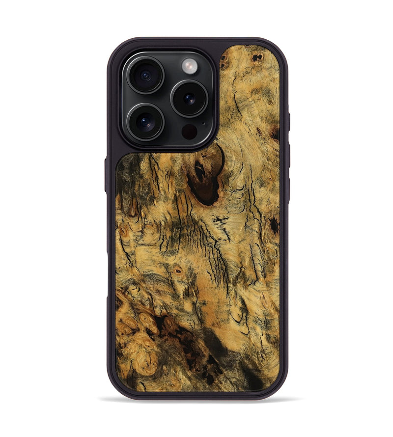 iPhone 16 Pro Wood Phone Case - Janna (Wood Burl, 768839)