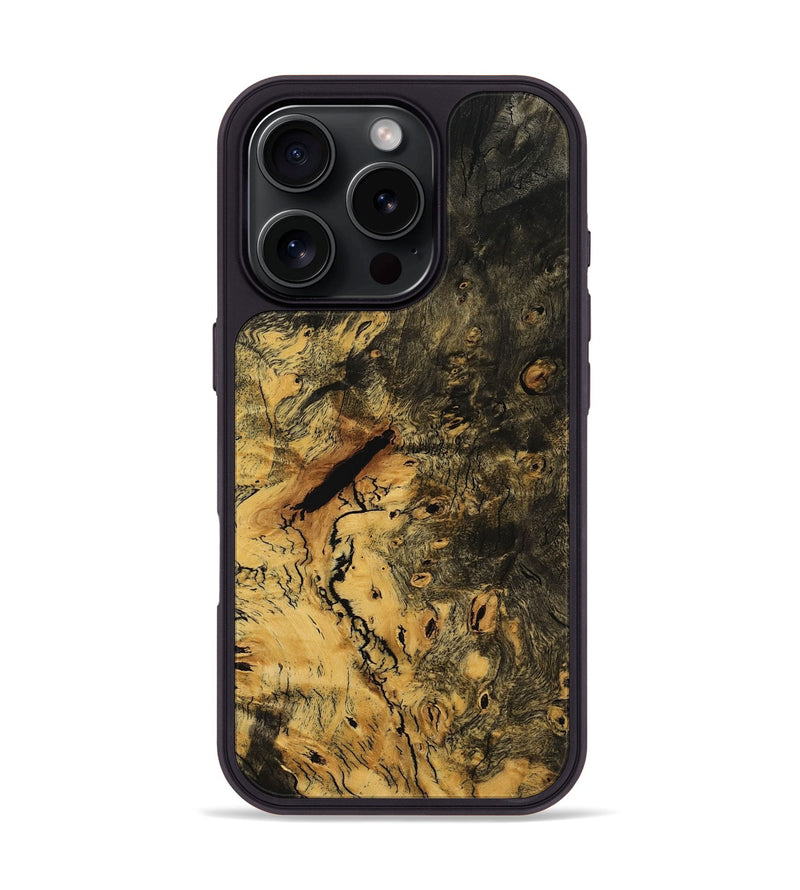 iPhone 16 Pro Wood Phone Case - Idell (Wood Burl, 768861)