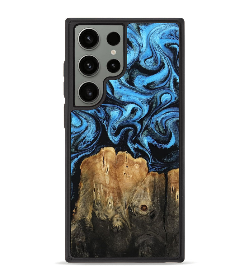 Galaxy S23 Ultra Wood Phone Case - Gavin (Blue, 768867)