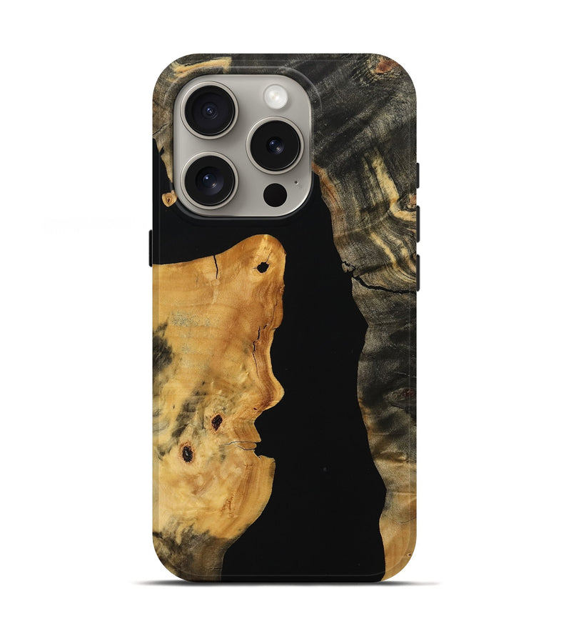 iPhone 16 Pro Wood Live Edge Phone Case - Ryker (Wood Burl, 769211)