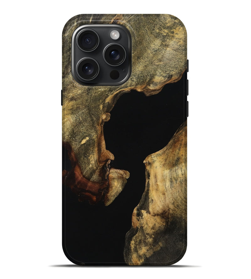 iPhone 16 Pro Max Wood Live Edge Phone Case - Alecia (Wood Burl, 769235)