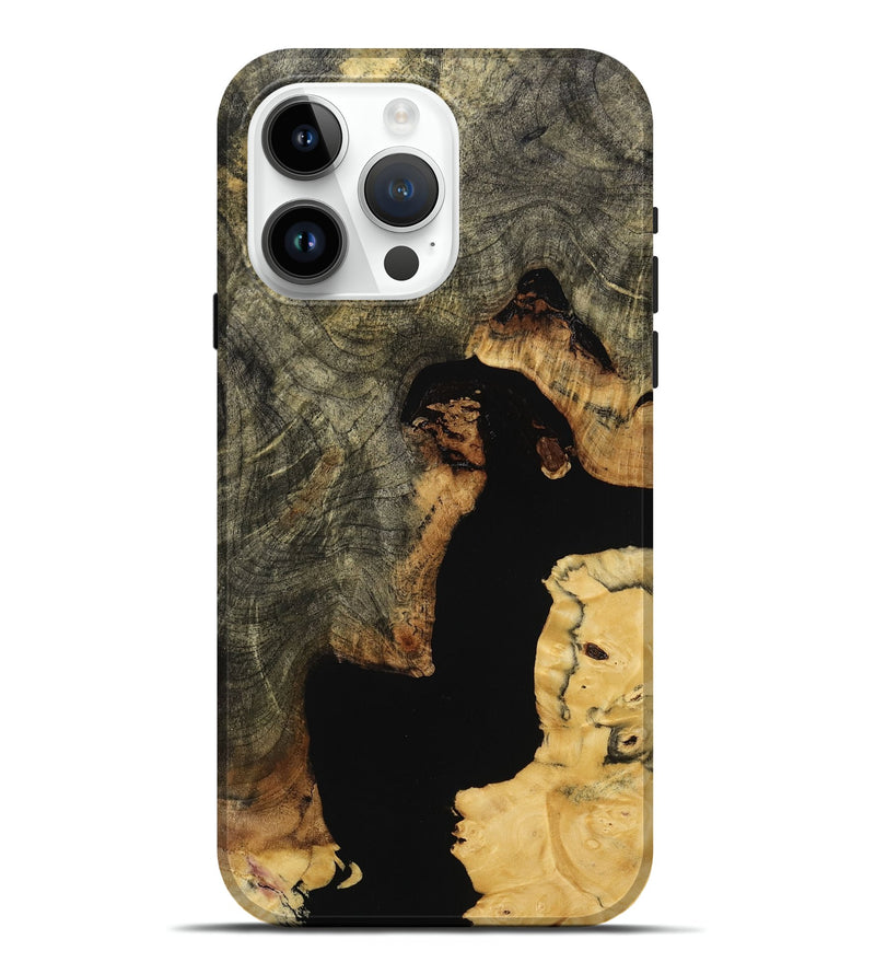 iPhone 15 Pro Max Wood Live Edge Phone Case - Royal (Wood Burl, 769237)