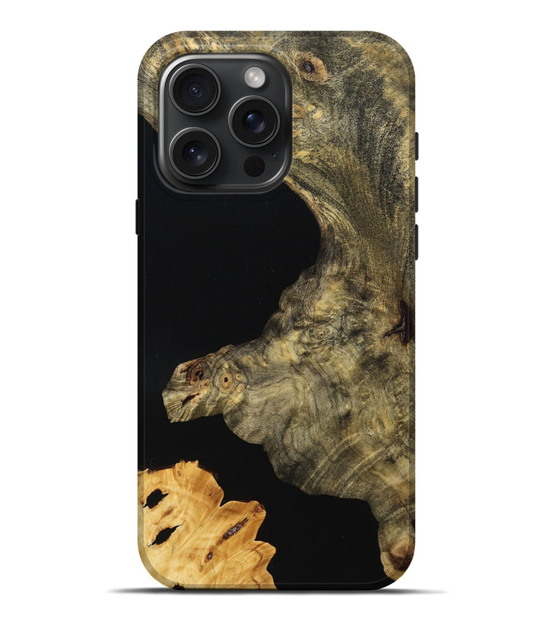 iPhone 16 Pro Max Wood Live Edge Phone Case - Peter (Wood Burl, 769242)