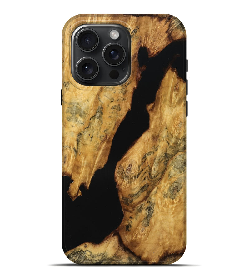 iPhone 16 Pro Max Wood Live Edge Phone Case - Camilla (Wood Burl, 769248)