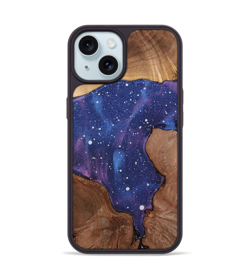iPhone 15 Wood Phone Case - Braedon (Cosmos, 769305)