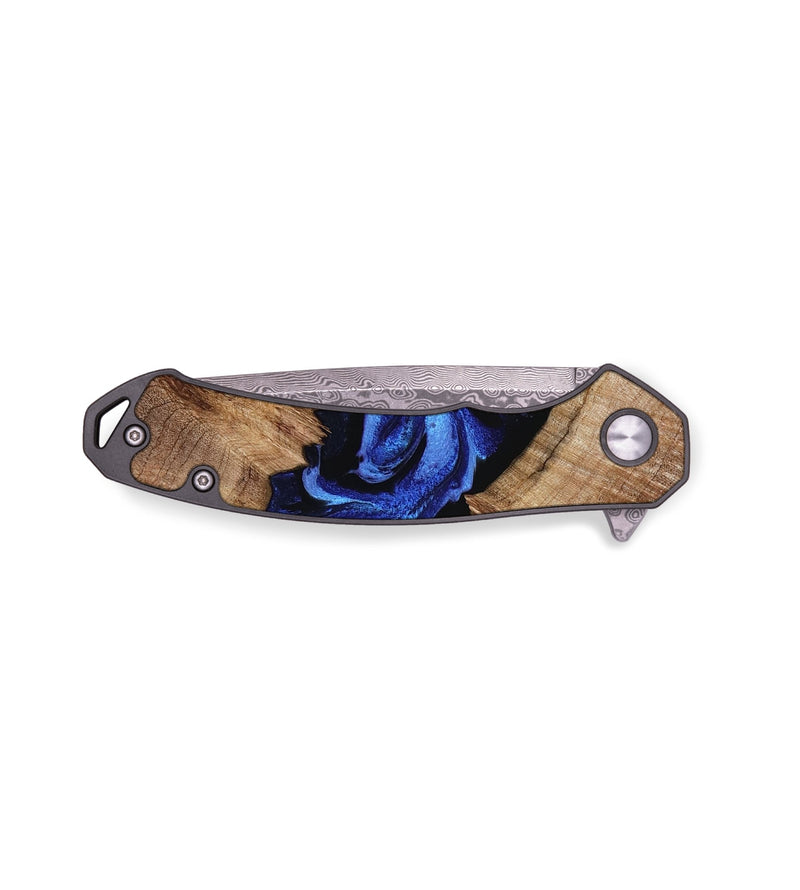 EDC Wood Pocket Knife - Braylen (Blue, 769480)
