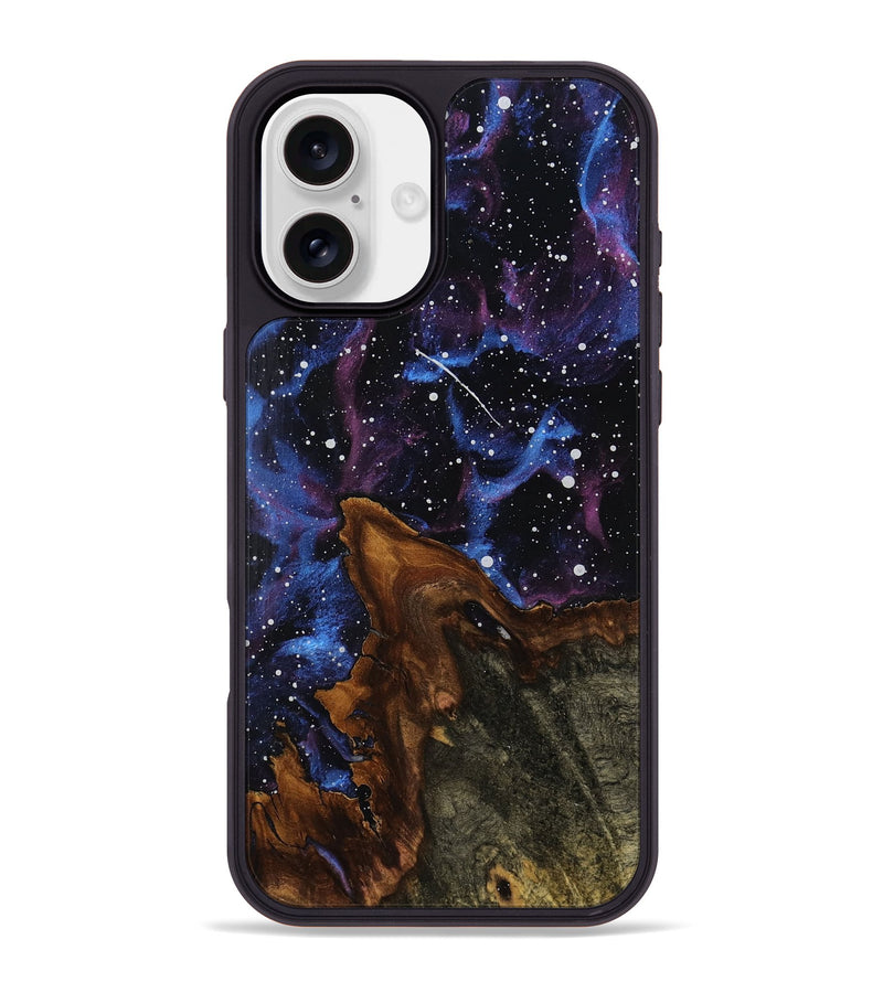iPhone 16 Plus Wood Phone Case - Saanvi (Cosmos, 769524)
