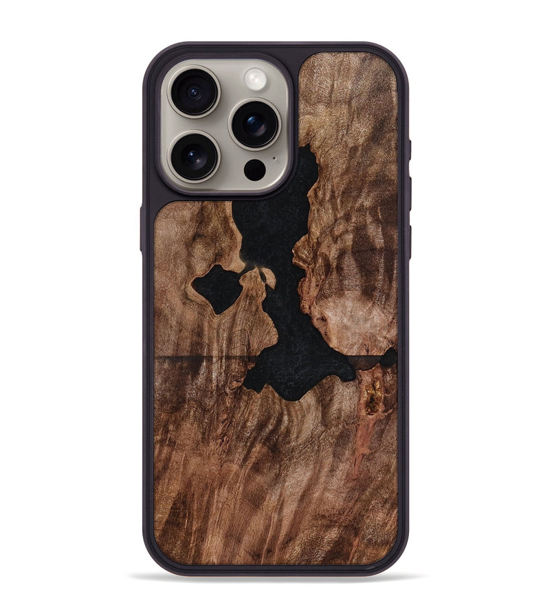 iPhone 15 Pro Max Wood Phone Case - Cecile (Wood Burl, 769559)