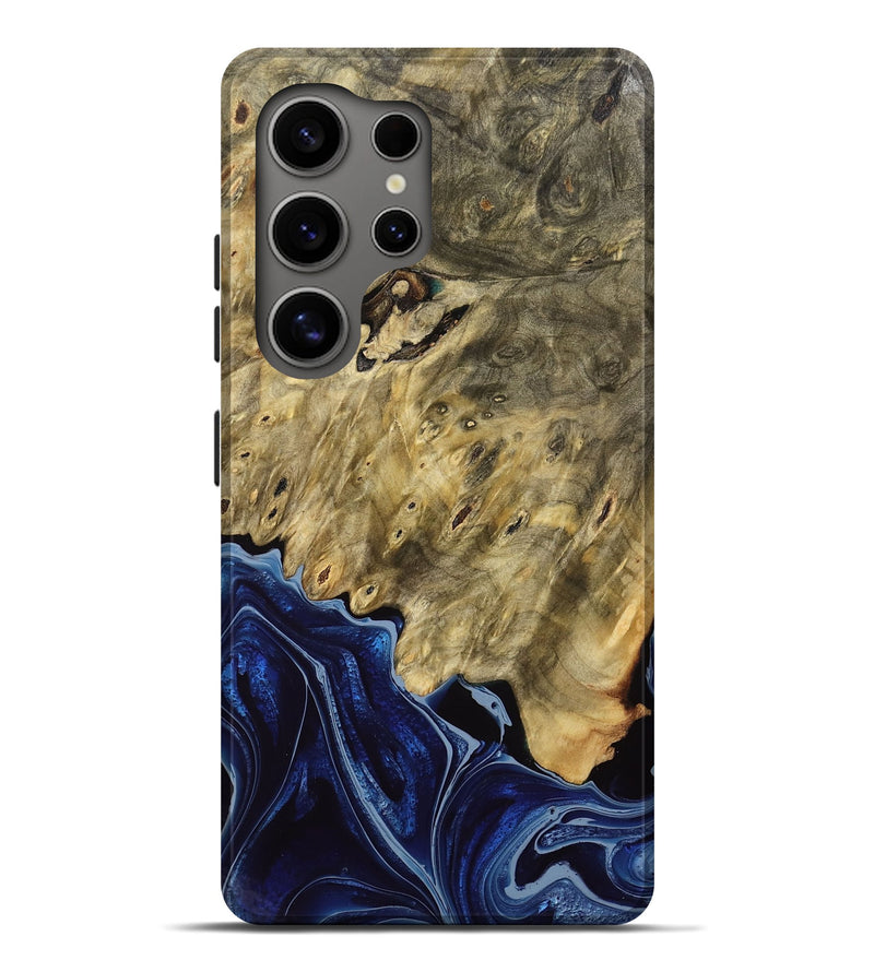 Galaxy S25 Ultra Wood Live Edge Phone Case - Lem (Blue, 769622)