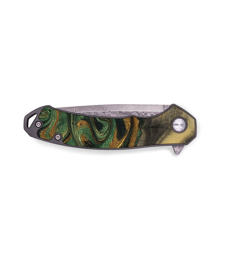 EDC Wood Pocket Knife - Cale (Green, 769677)