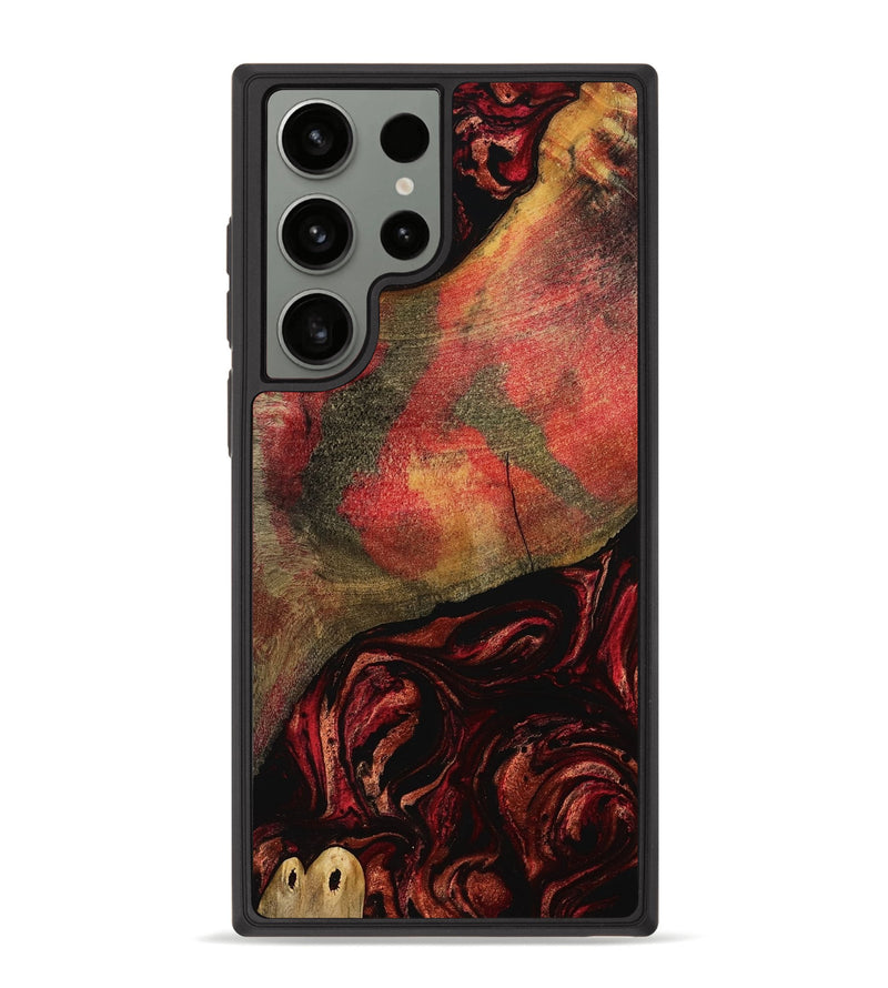 Galaxy S23 Ultra Wood Phone Case - Newton (Red, 769688)