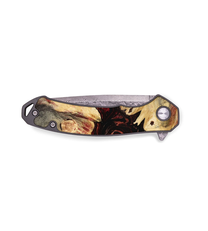 EDC Wood Pocket Knife - Kylan (Red, 769717)