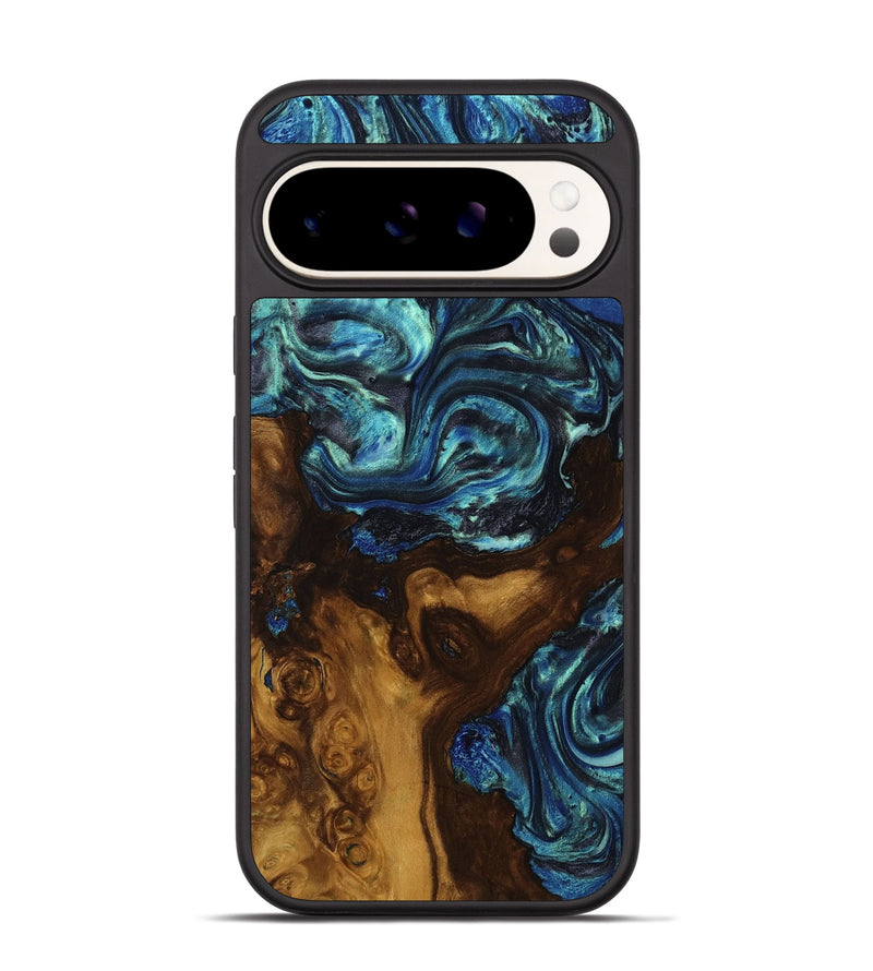 Pixel 9 Wood Phone Case - Maranda (Blue, 769748)