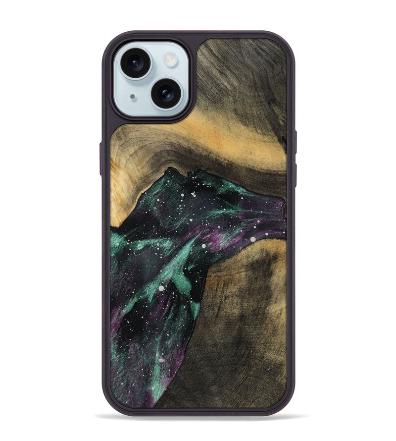 iPhone 15 Plus Wood Phone Case - Earlene (Cosmos, 769805)