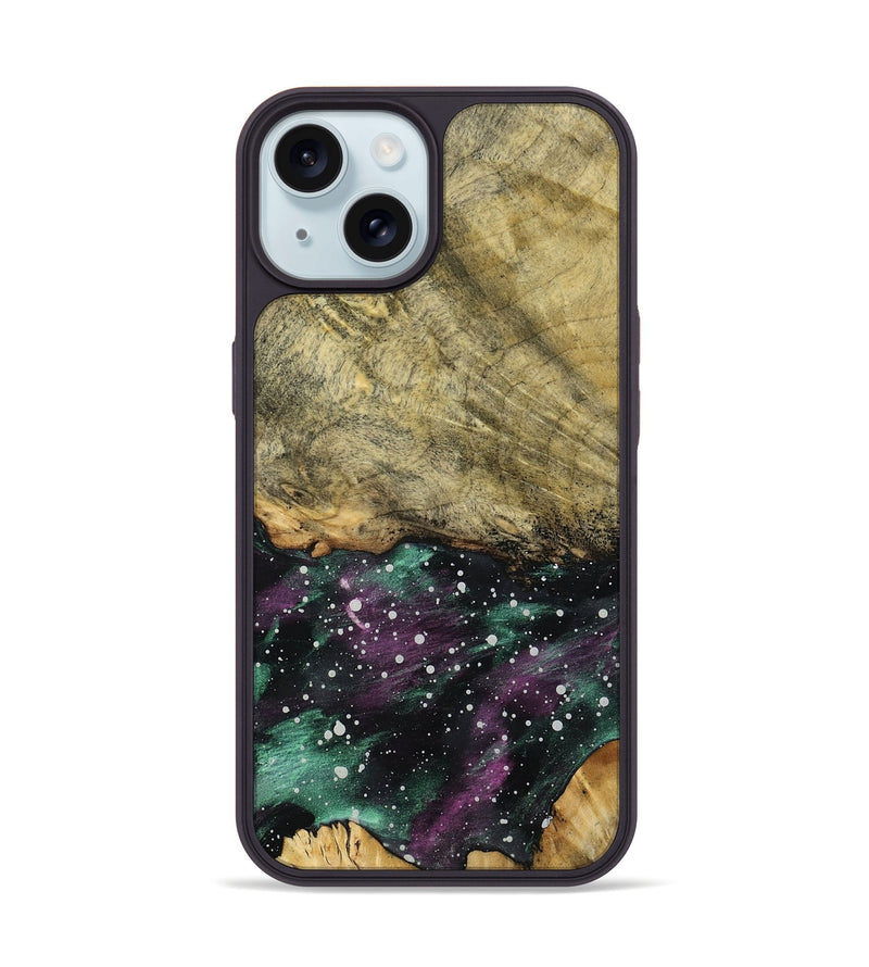 iPhone 15 Wood Phone Case - Kailani (Cosmos, 769824)