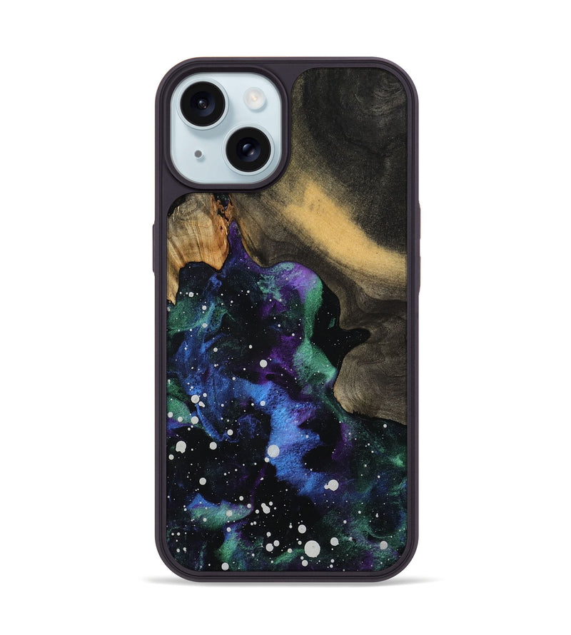 iPhone 15 Wood Phone Case - Tristin (Cosmos, 769842)