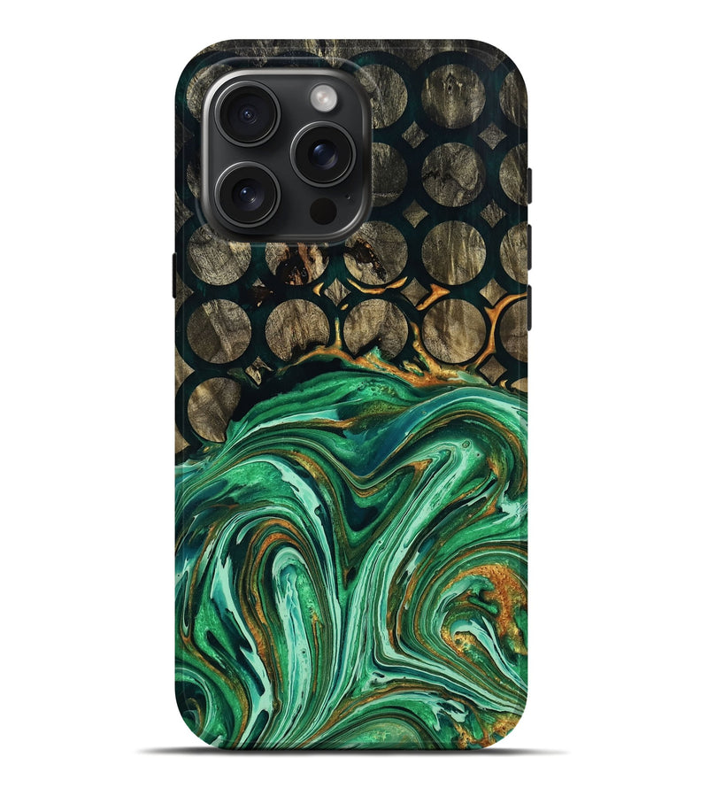 iPhone 16 Pro Max Wood Live Edge Phone Case - Rosalee (Pattern, 769884)